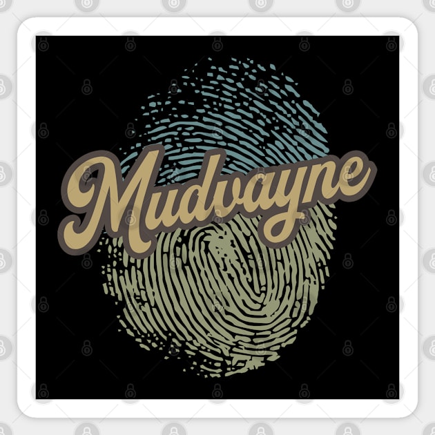 Mudvayne Fingerprint Sticker by anotherquicksand